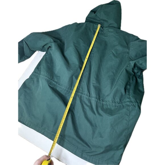 Vintage EDDIE BAUER Mountain Parka Men's XL Green Wool Lined Western Outdoors - Picture 9 of 9